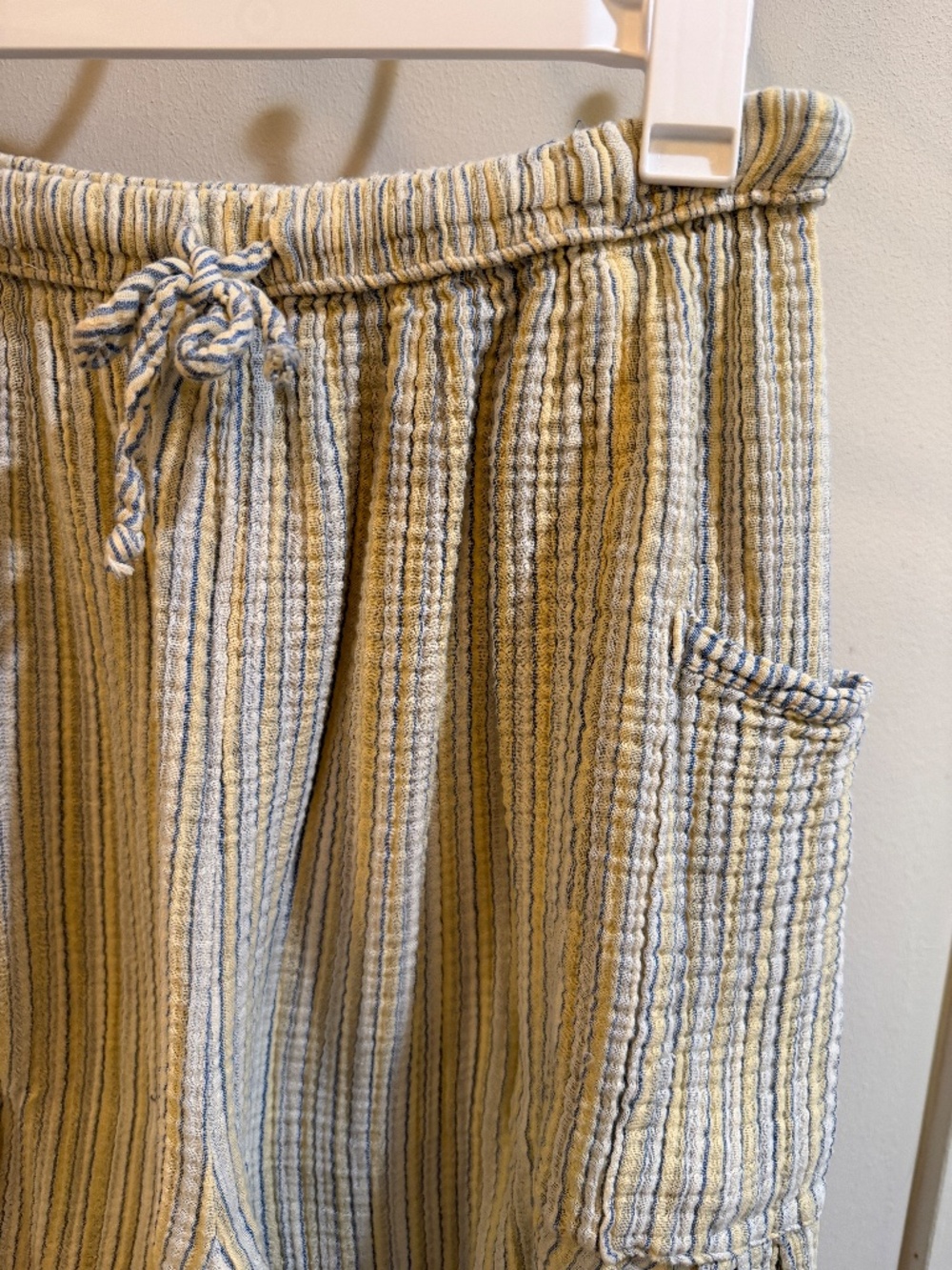 Free People Quinn Pants in CHAMOMILE COMBO - Picture 6 of 7